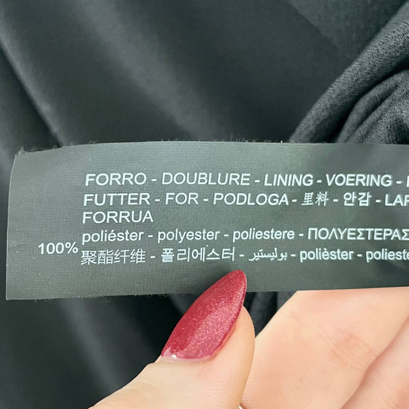 ZARA DRAPED BACK MAXI DRESS BLACK M - Picture 13 of 15